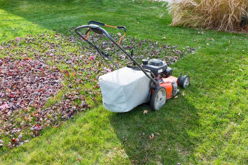 Fall Lawn Equipment Storage